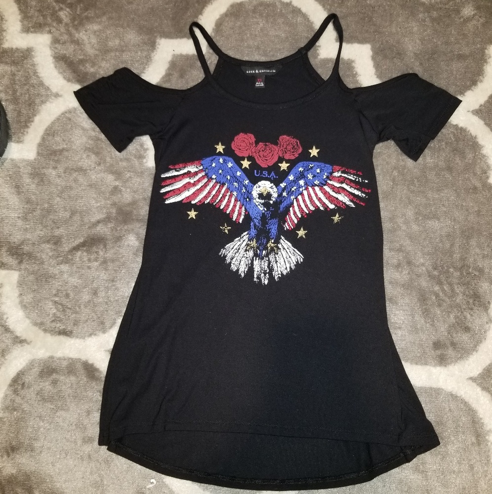 NWOT Rock & republic american flag eagle